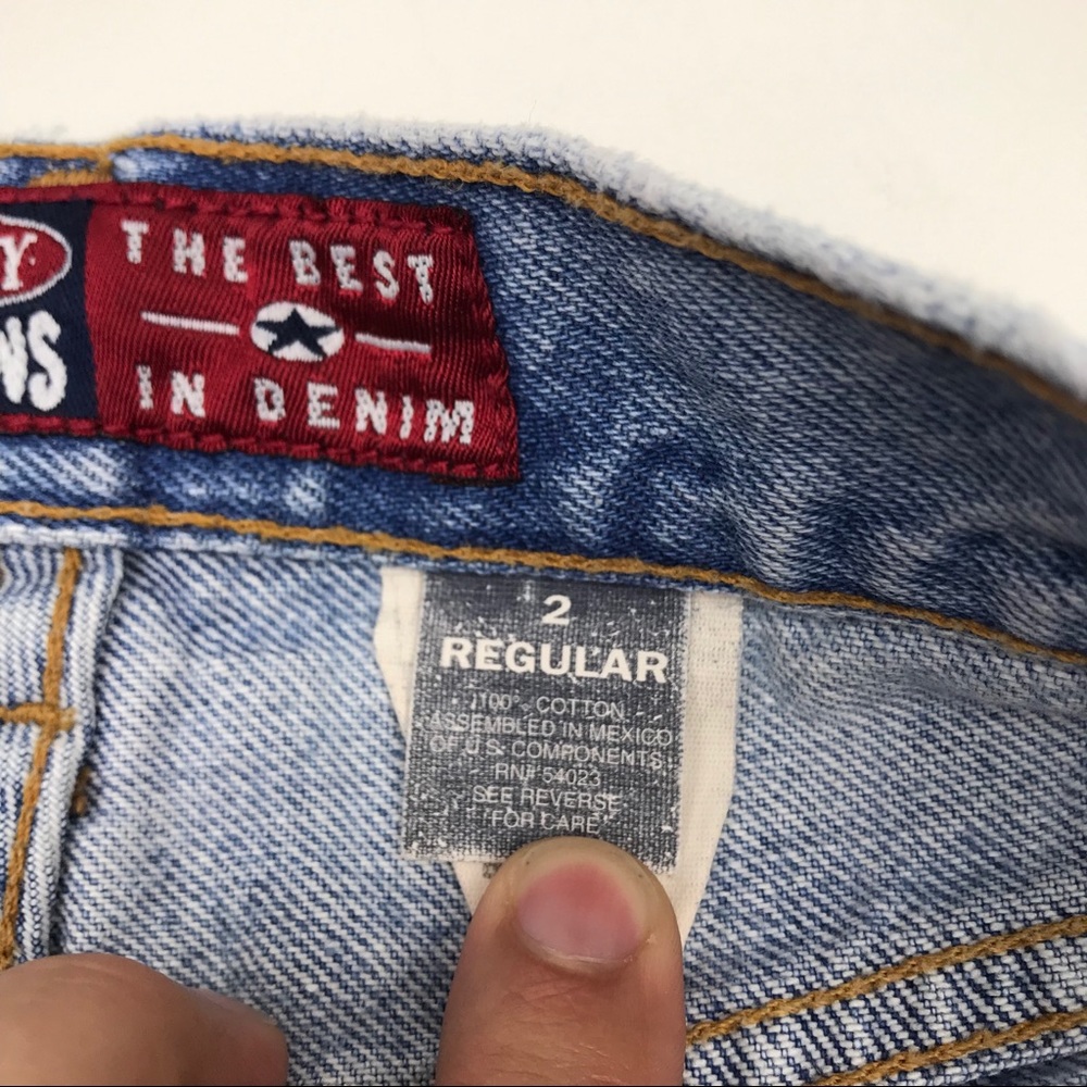 Vintage Old Navy High Waist wedgie fit Jeans Sz 24 - Picture 6 of 8